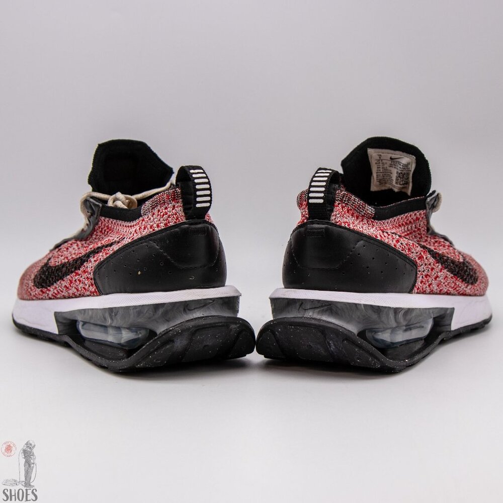 Nike Air Max Flyknit Racer Next Nature 'University Red Wold Grey' - Men's Size 9 - Picture 6 of 15